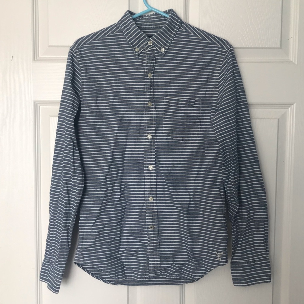 Stripped American Eagle Outfitters Button Up
